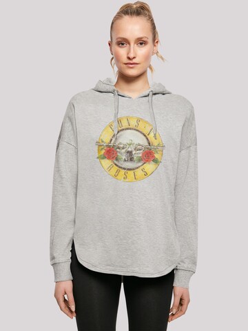 F4NT4STIC Sweatshirt 'Guns 'n' Roses' in Grijs: voorkant