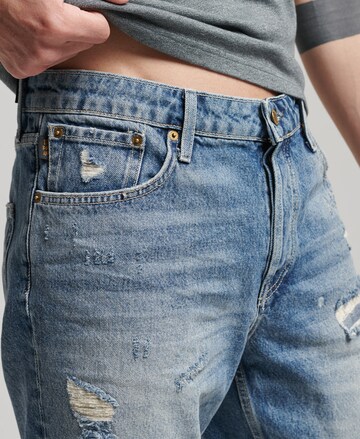 Regular Jeans de la Superdry pe albastru