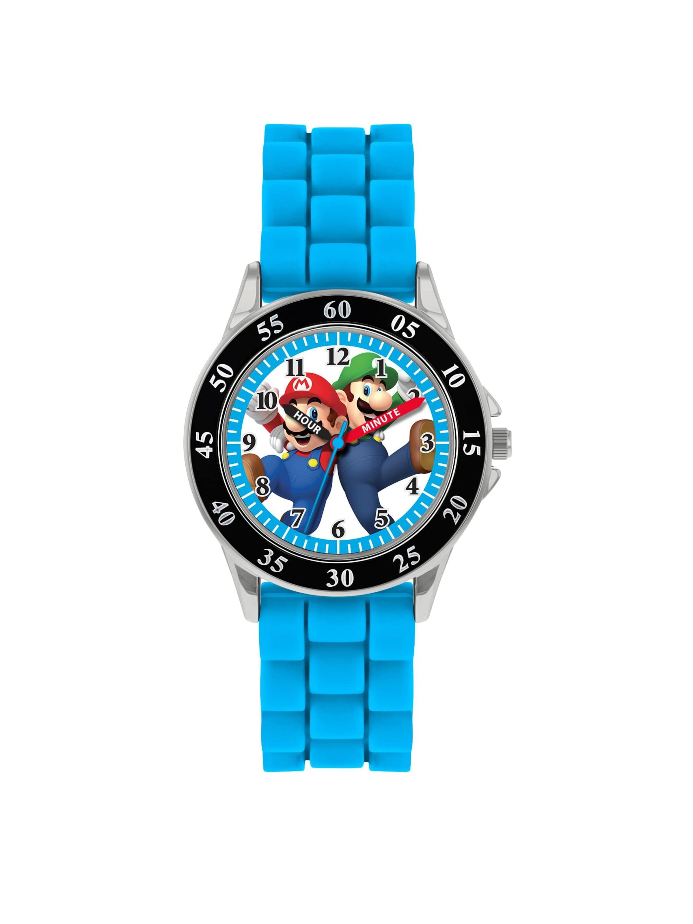 Montre 'Super Mario Time Teacher' DISNEY en bleu : devant