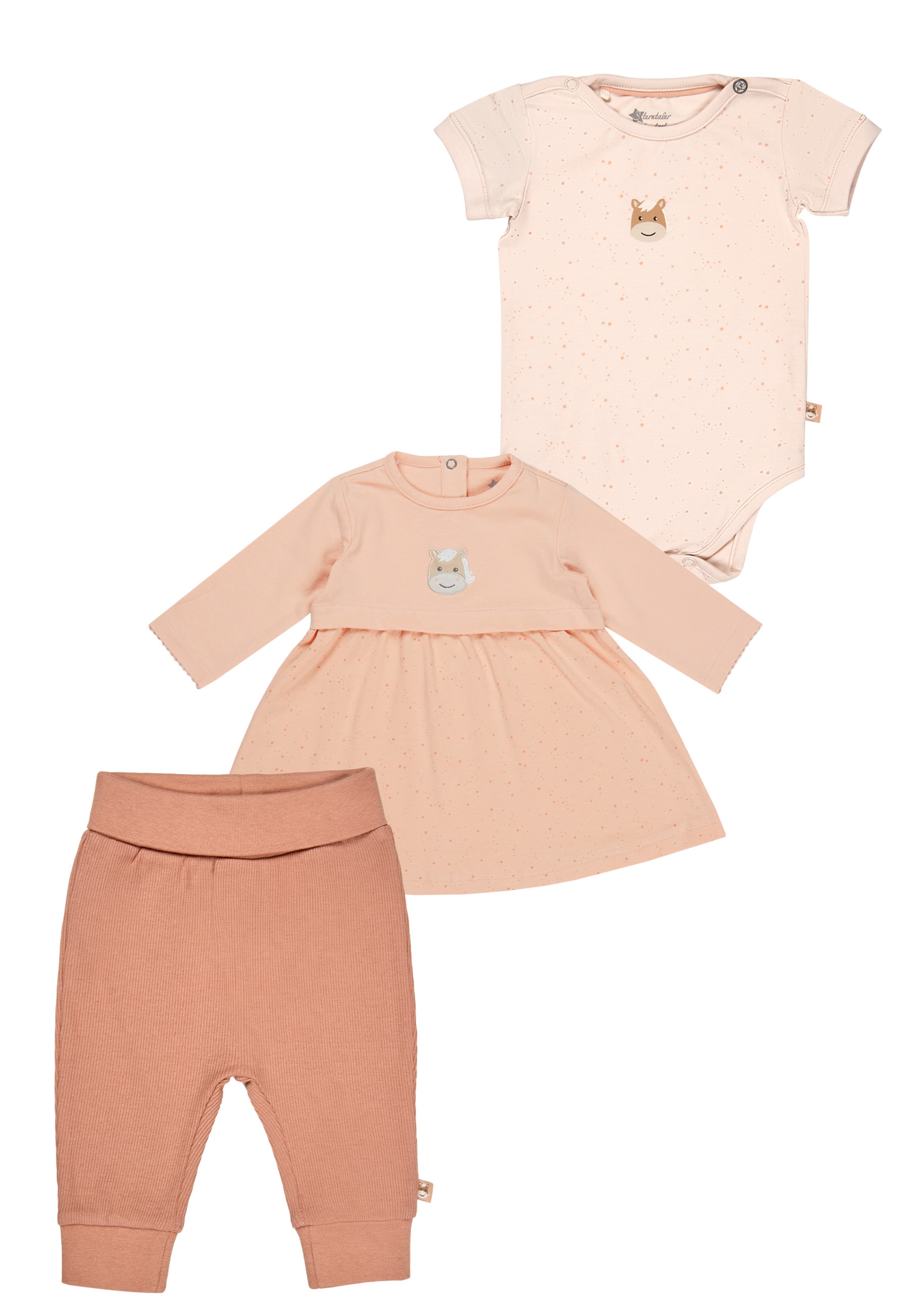 STERNTALER Set in Orange: Vorderseite