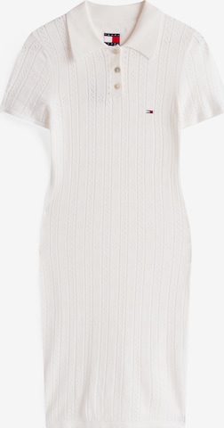 Tommy JeansHaljina - bijela boja: prednji dio