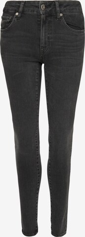 Superdry Skinny Jeans in Black: front