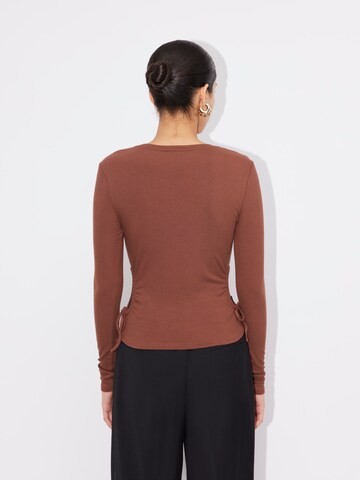 LeGer by Lena Gercke Shirt 'Nancy' in Brown