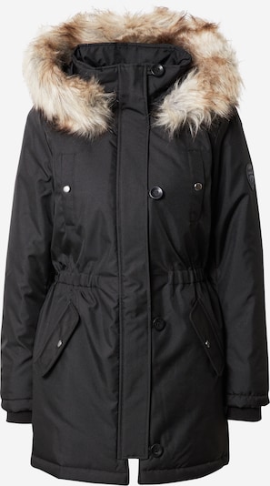 ONLY Parka 'Iris' in beigemeliert / schwarz, Produktansicht