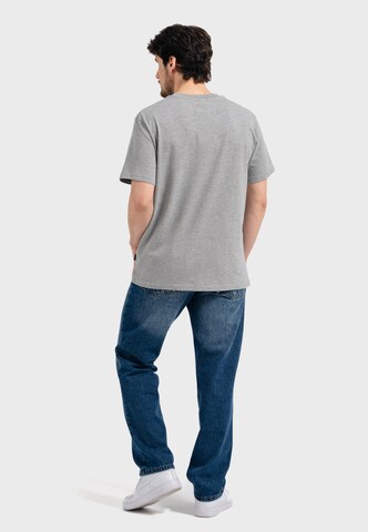 Oldskull Shirt 'Basic Oldskull 25' in Grey
