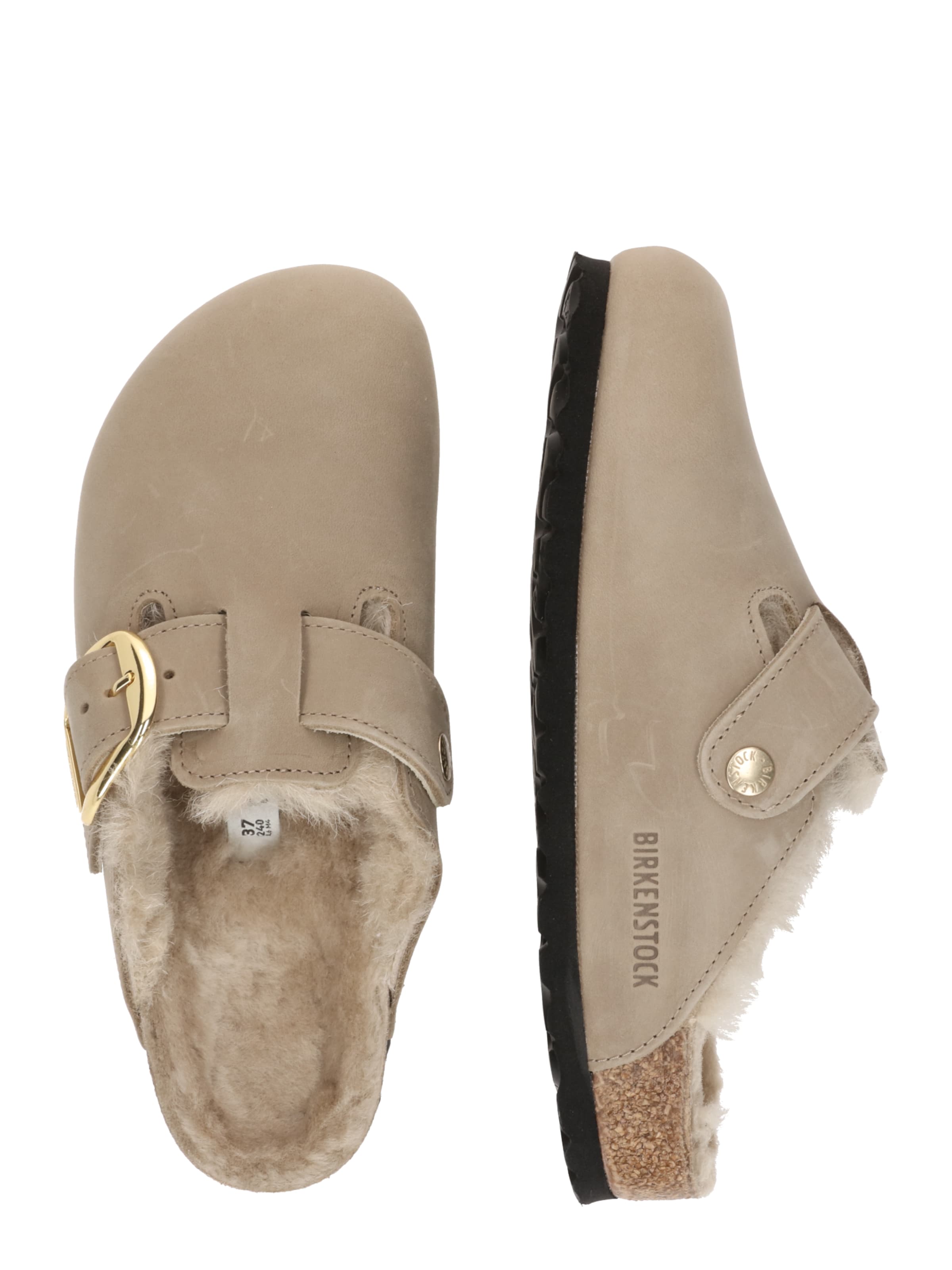 BIRKENSTOCK Пантолеты 'Boston LEOI' в Коричневый