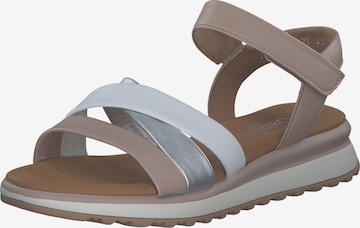 GABOR Sandale in Beige: Vorderseite