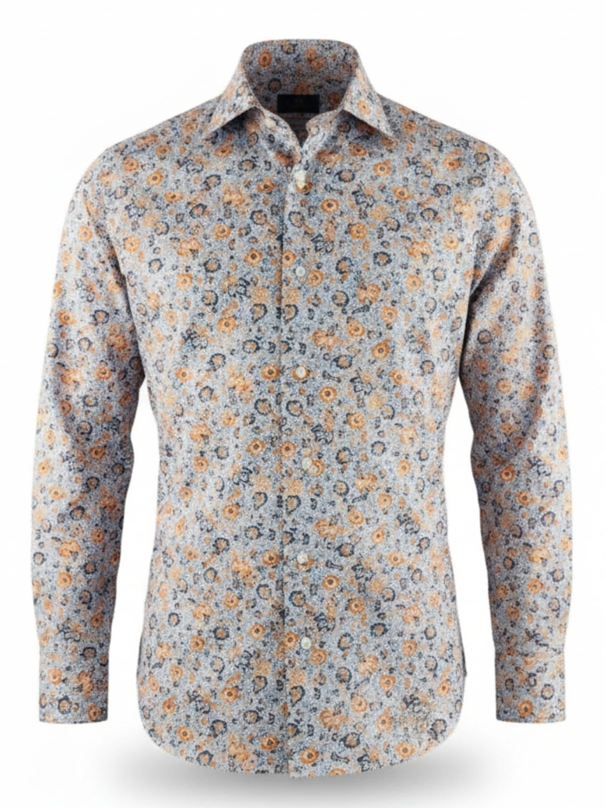 HENRIK Slim fit Button Up Shirt in Mixed colors: front