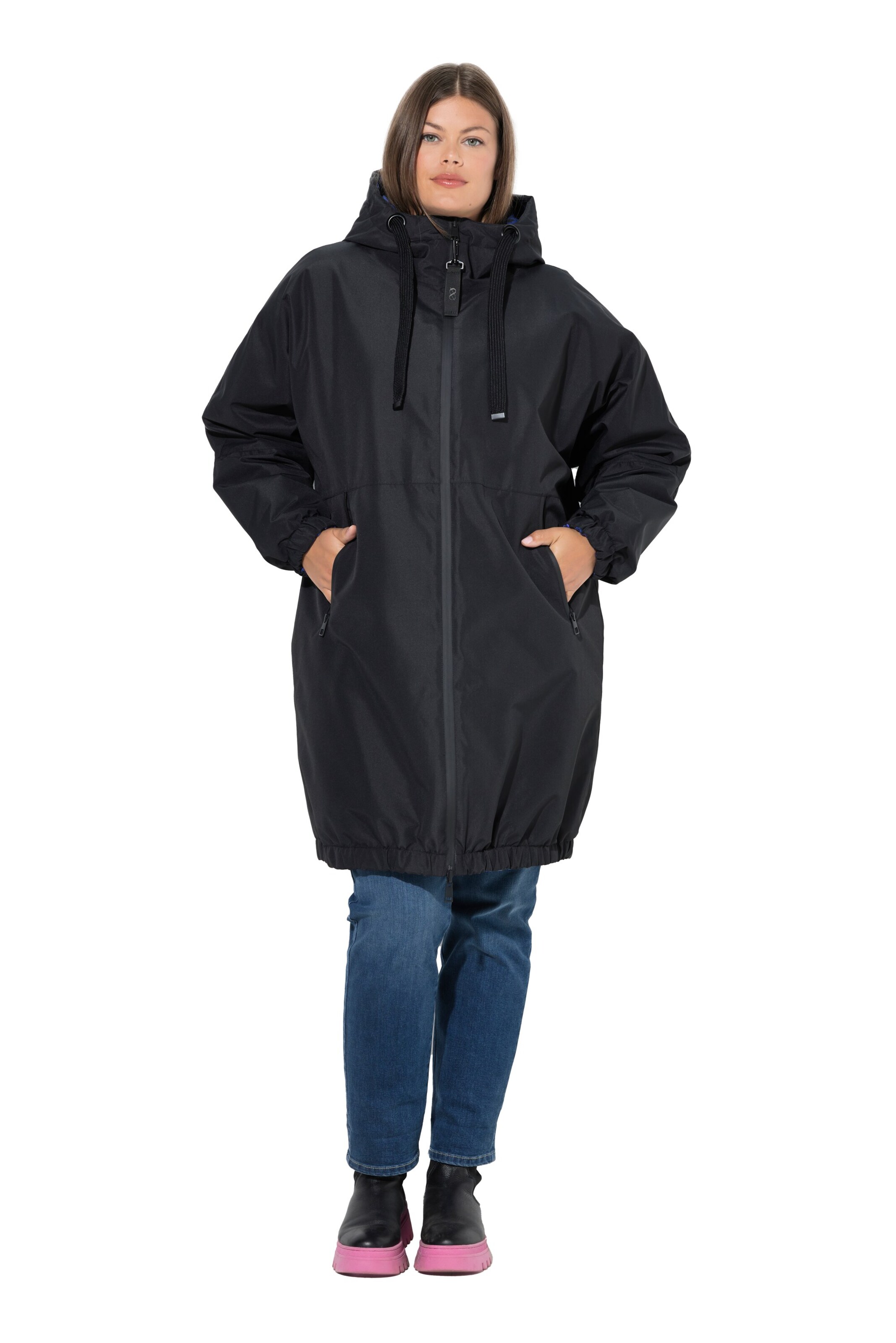 LAURASØN Mantel in Schwarz