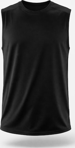 PANTONECLO Shirt 'Pantoneclo Men’s Gym Vest' in Schwarz: Vorderseite
