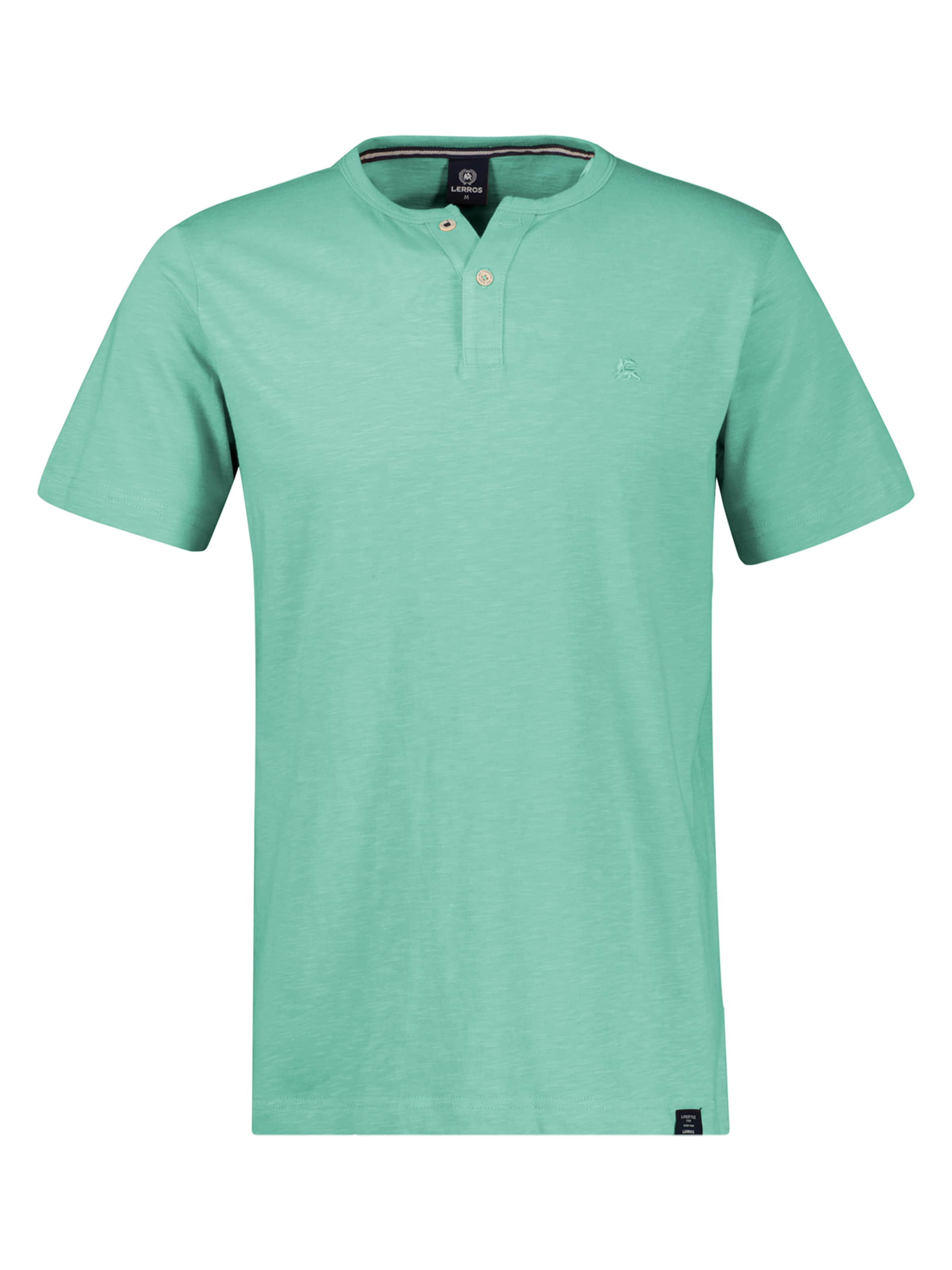 LERROS Shirt in Groen: voorkant
