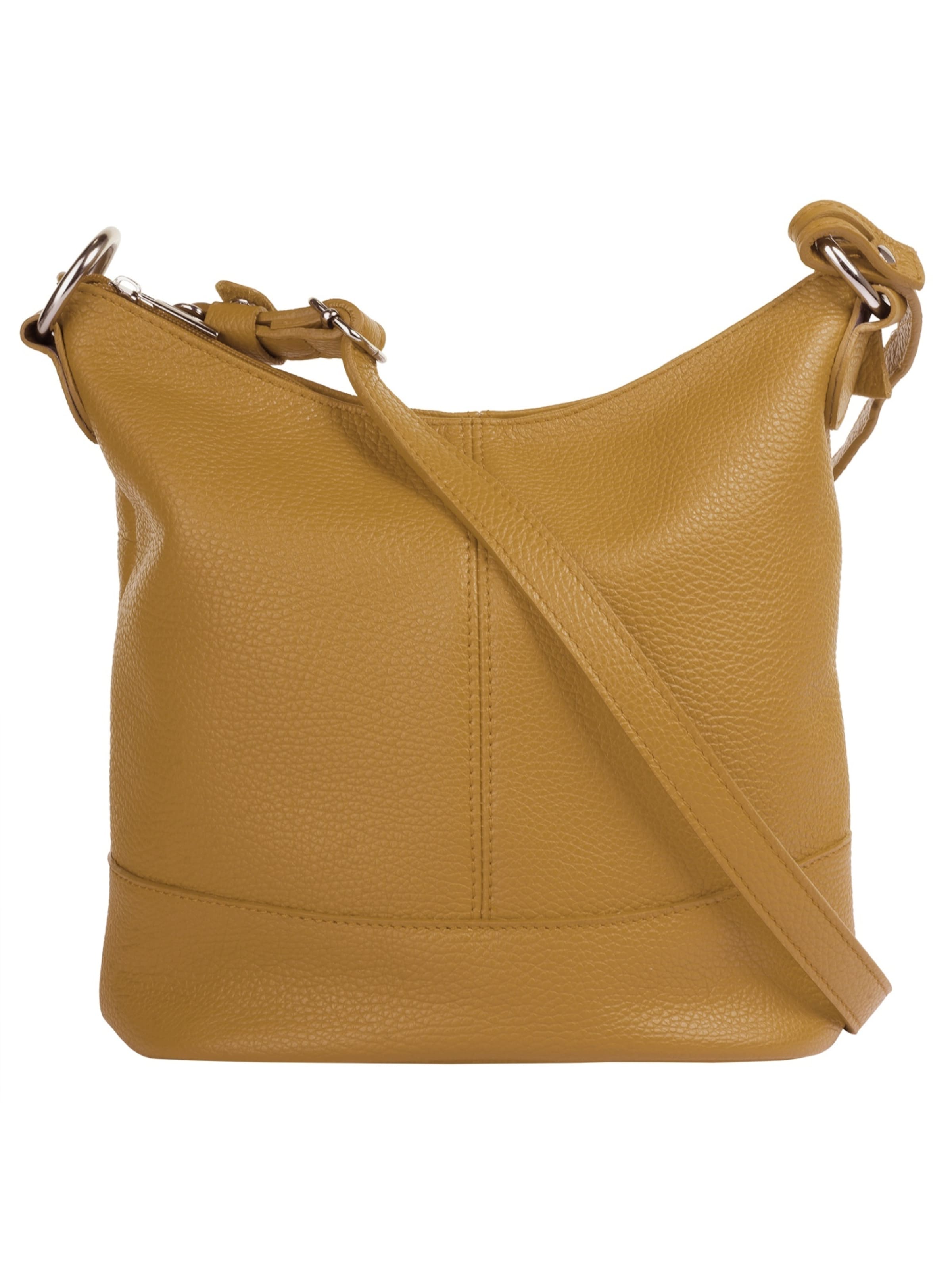 Sac à bandoulière Cluty en jaune : devant