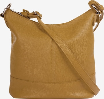 Sac à bandoulière Cluty en jaune : devant