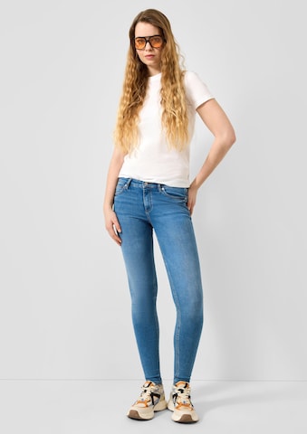 Skinny Jean ' SADIE ' QS en bleu : devant