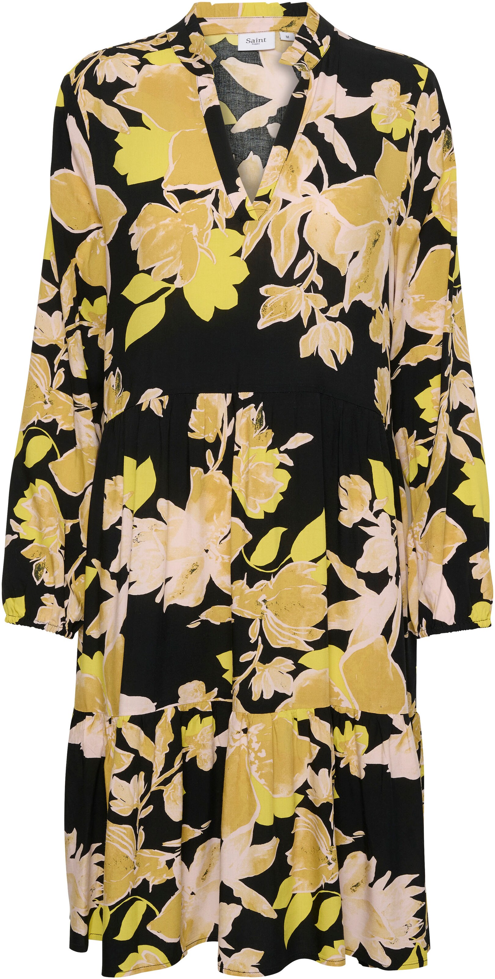 SAINT TROPEZ Kleid in Gelb: Vorderseite