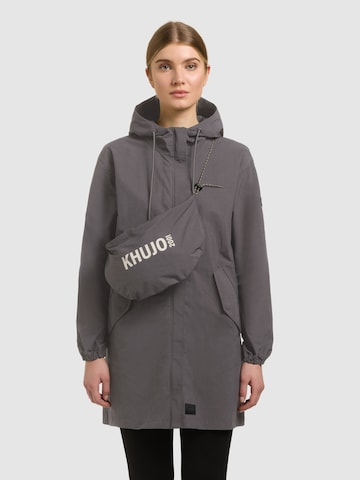 khujo Демисезонная куртка 'AMETI' в Серый: спереди