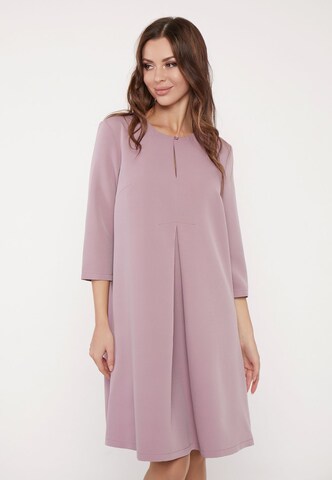 Robe Awesome Apparel en rose : devant