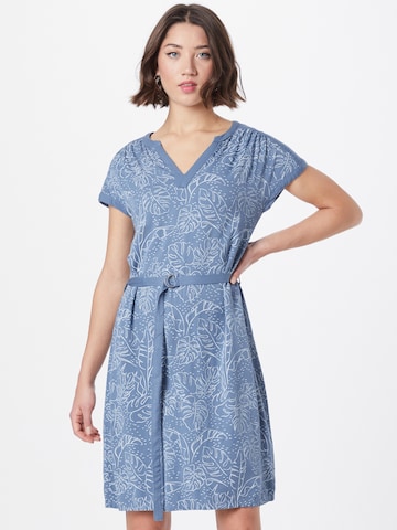 Ragwear Košilové šaty 'HARRIA' – modrá: přední strana