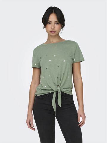 ONLY Shirt 'ISABELLA' in Groen: voorkant