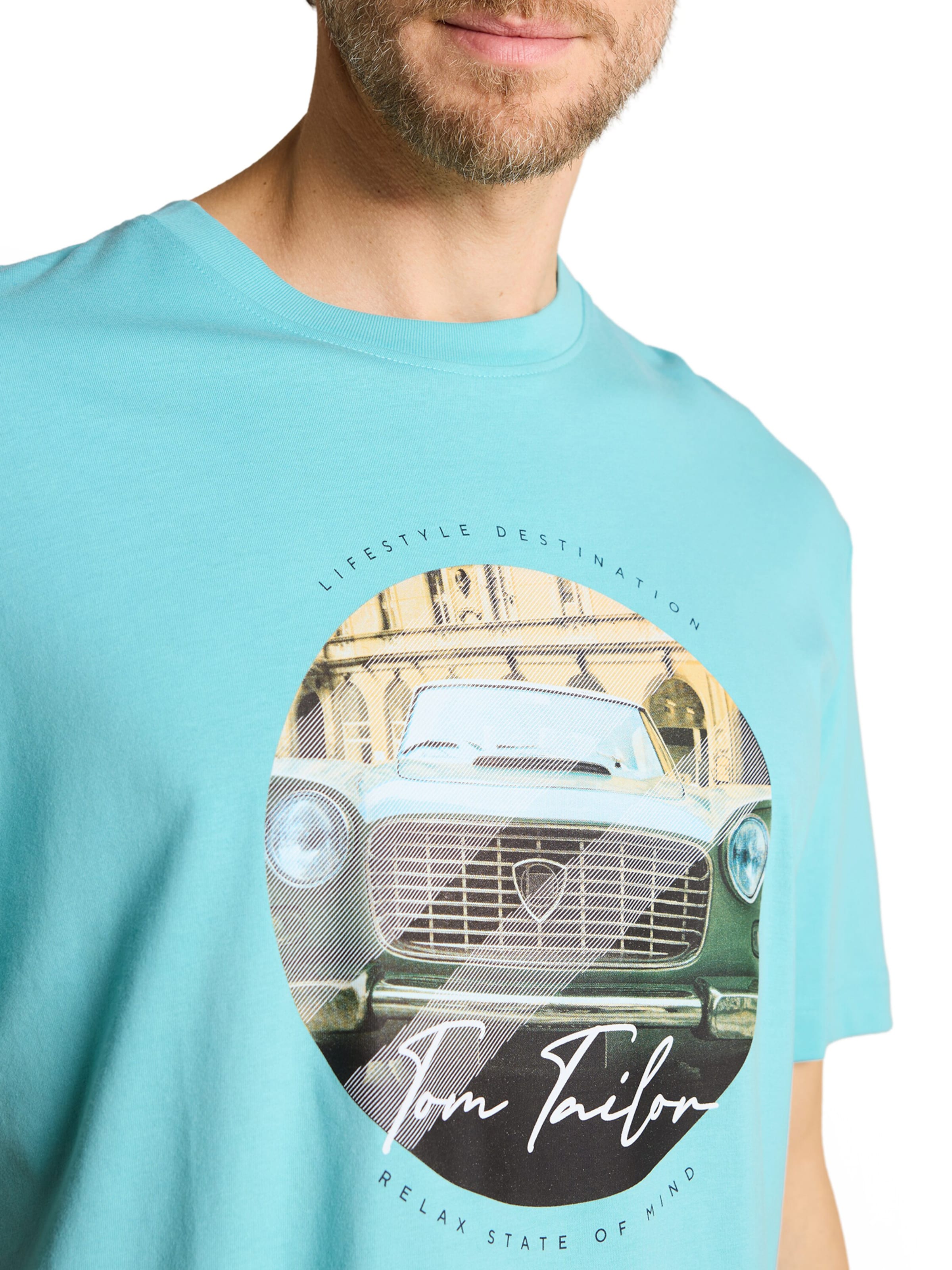 TOM TAILOR Тениска в синьо