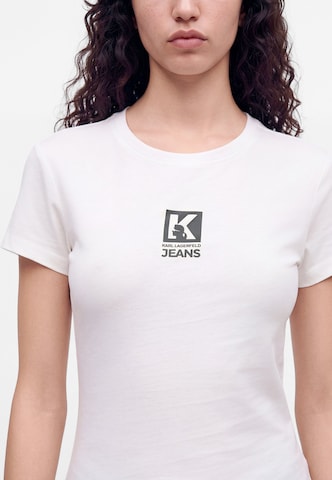KARL LAGERFELD JEANS Тениска в бяло