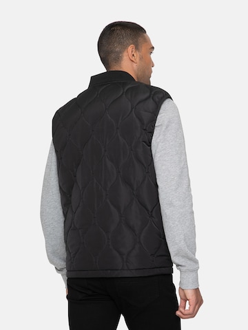 Threadbare Vest 'Gilet McLaren' in Black