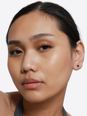 Boucles d'oreilles 'Flavus' Heideman en argent : devant
