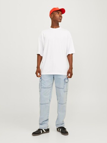 JACK & JONES Свободный крой Джинсы-карго 'JJIEddie Wade' в Синий