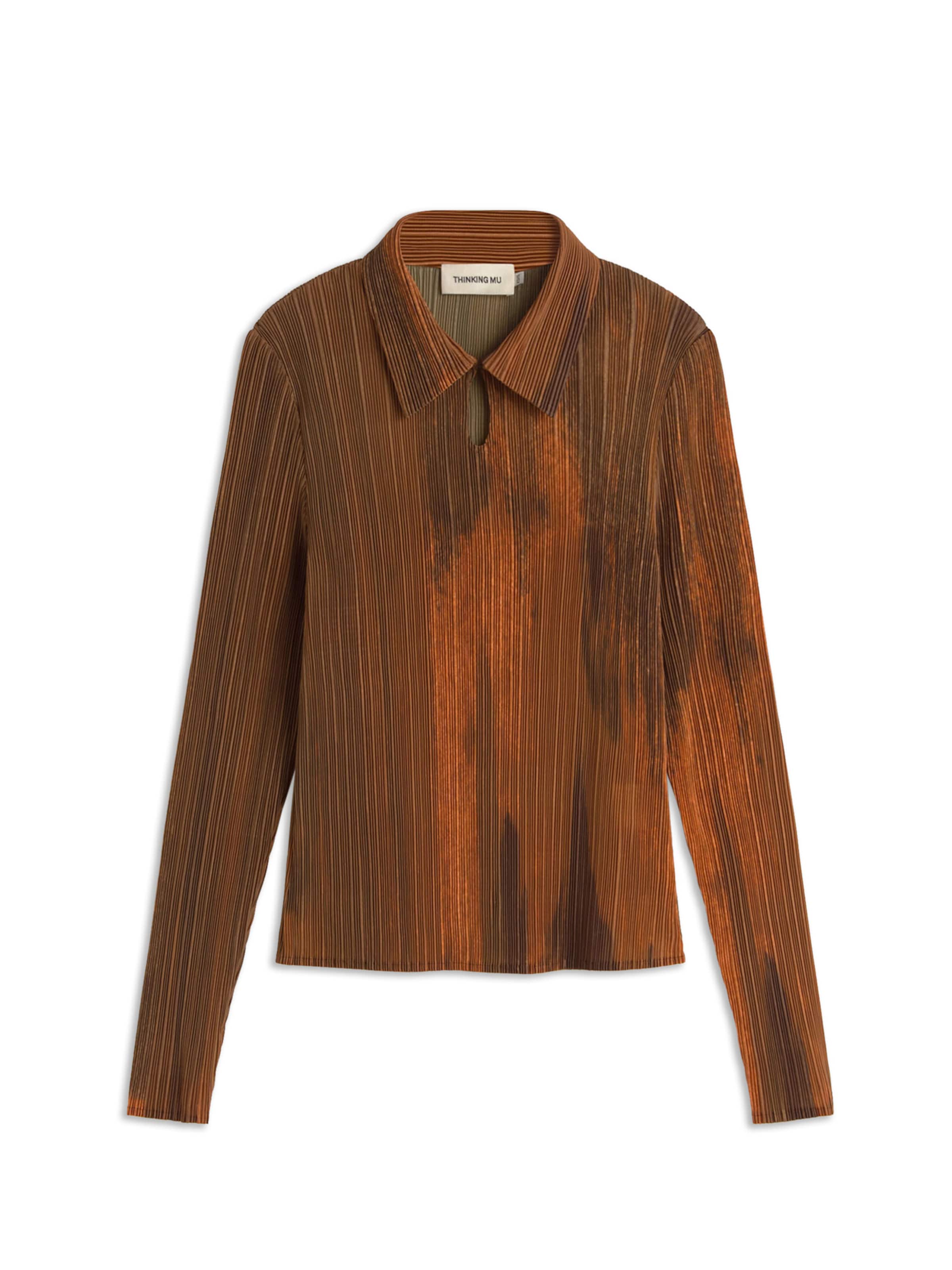 Thinking MUBluza 'Agostina' - smeđa boja: prednji dio