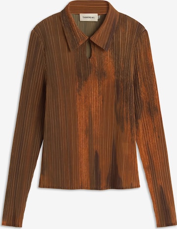 Thinking MUBluza 'Agostina' - smeđa boja: prednji dio