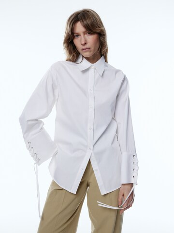 Camicia da donna 'Eva' di EDITED in bianco: frontale