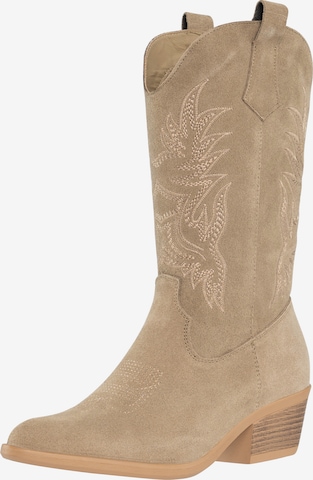 Salinyang Comwboystøvler i grøn: forside