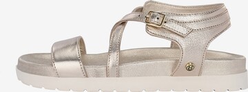 FREUDE Sandalen met riem 'AMELINE' in Goud