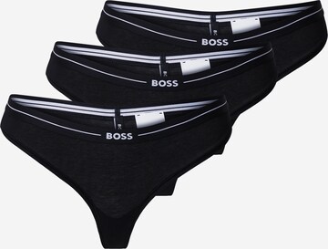 String di BOSS in nero: frontale