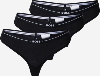 Siaurikės iš BOSS, spalva – juoda / balta, Prekių apžvalga