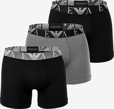 Emporio Armani Boxers en gris / noir, Vue avec produit