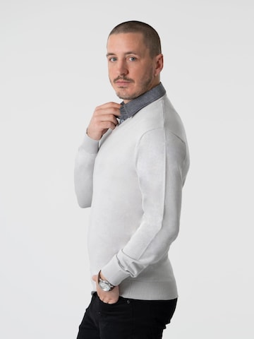 PANTONECLO Sweater 'Pantoneclo Men’s Mock Sweater' in Grey