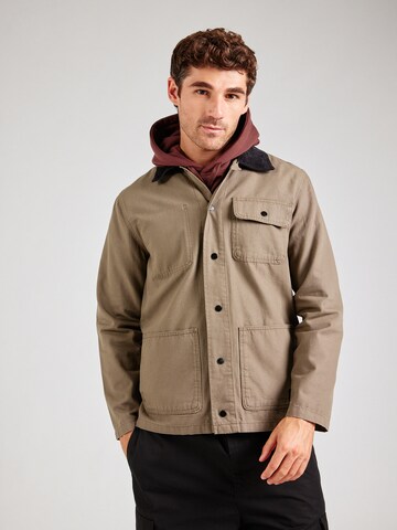VANS Regular fit Φθινοπωρινό και ανοιξιάτικο μπουφάν 'Drill Chore' σε γκρι: μπροστά