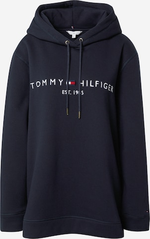 Tommy Hilfiger Curve Dressipluus, värv sinine: eest vaates