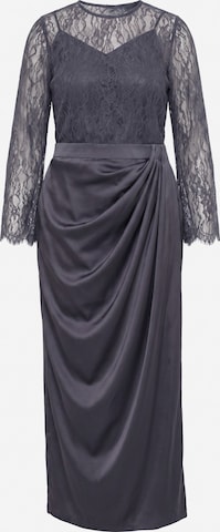 Ulla Popken Abendkleid in Grau: Vorderseite