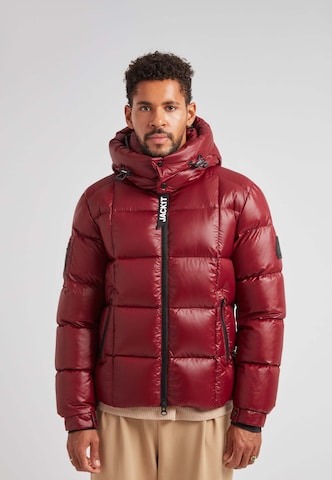 Veste d’hiver 'EZ Boxed Racer' JACK1T en rouge : devant