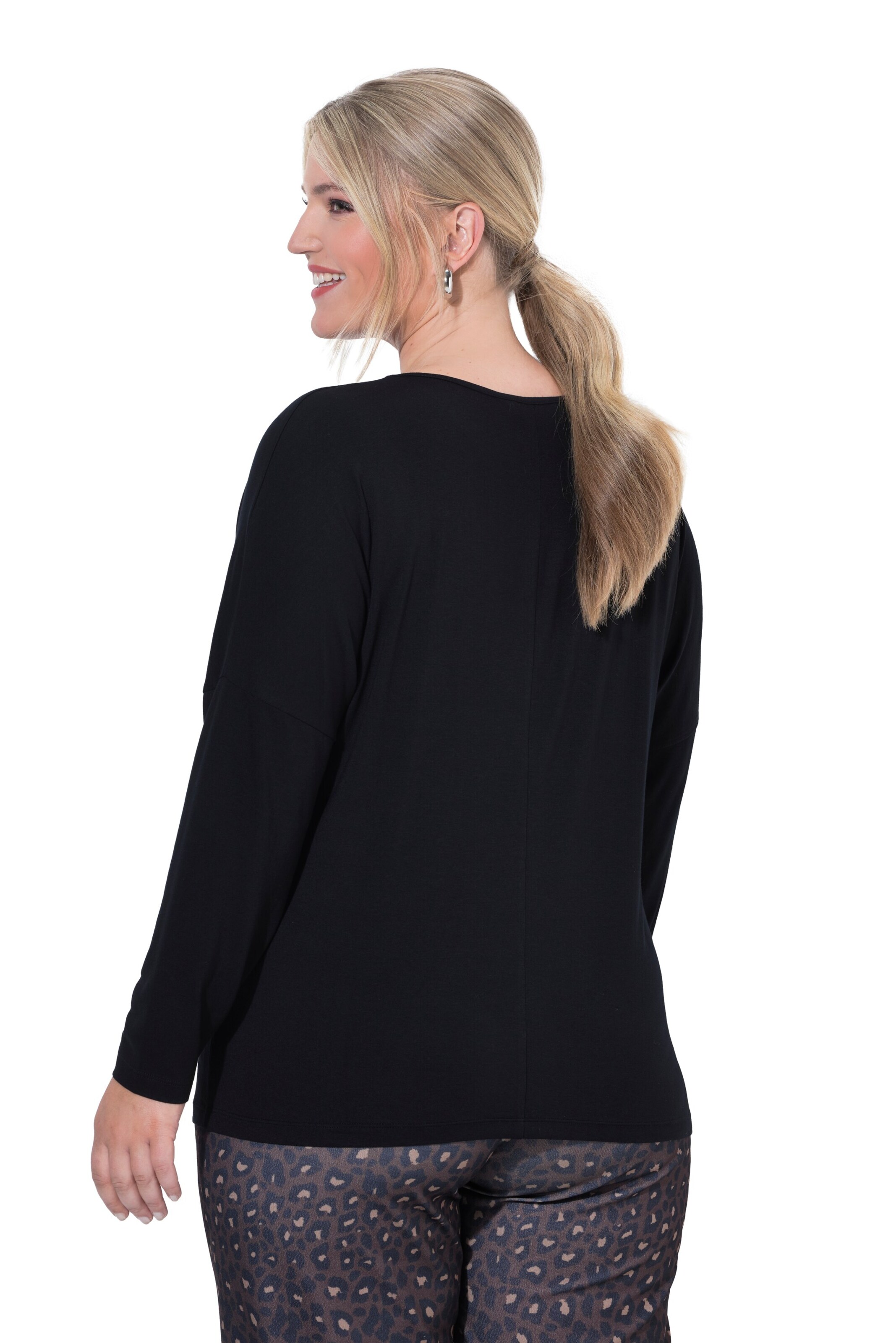 MIAMODA Shirt in Black