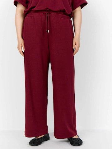 Wide leg Pantaloni 'Sabina' di Wasabi Concept in rosso: frontale