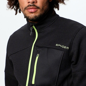 Spyder Athletic Fleece Jacket 'Bandit' in Black