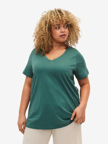 Zizzi - Camiseta en verde: frente