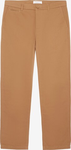 KnowledgeCotton Apparel Regular Chinohose in Beige: predná strana