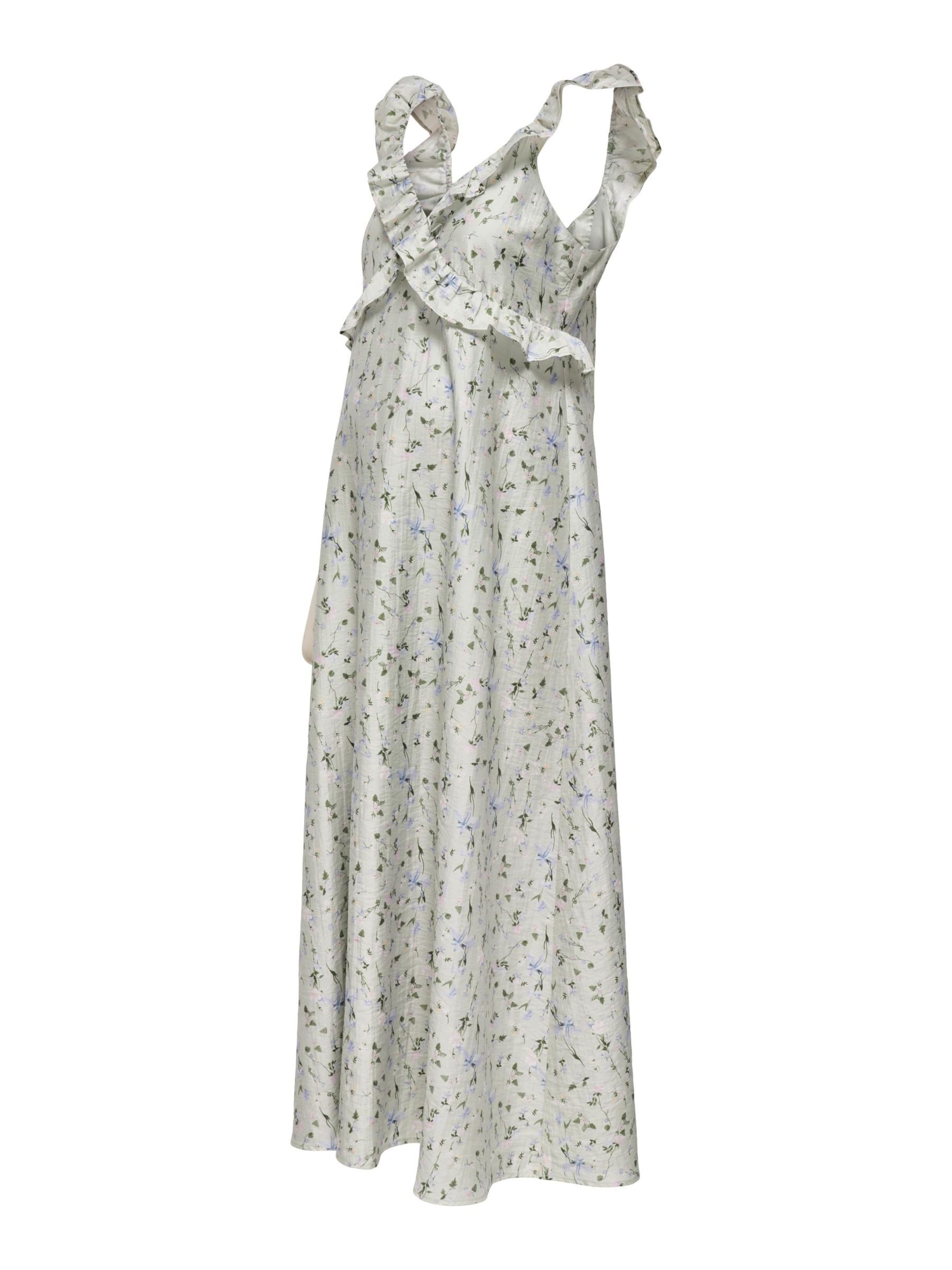 Robe 'OLMShyla' Only Maternity en beige : devant