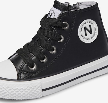 NATURINO Sneaker low 'YLFAS.' in Schwarz: Vorderseite