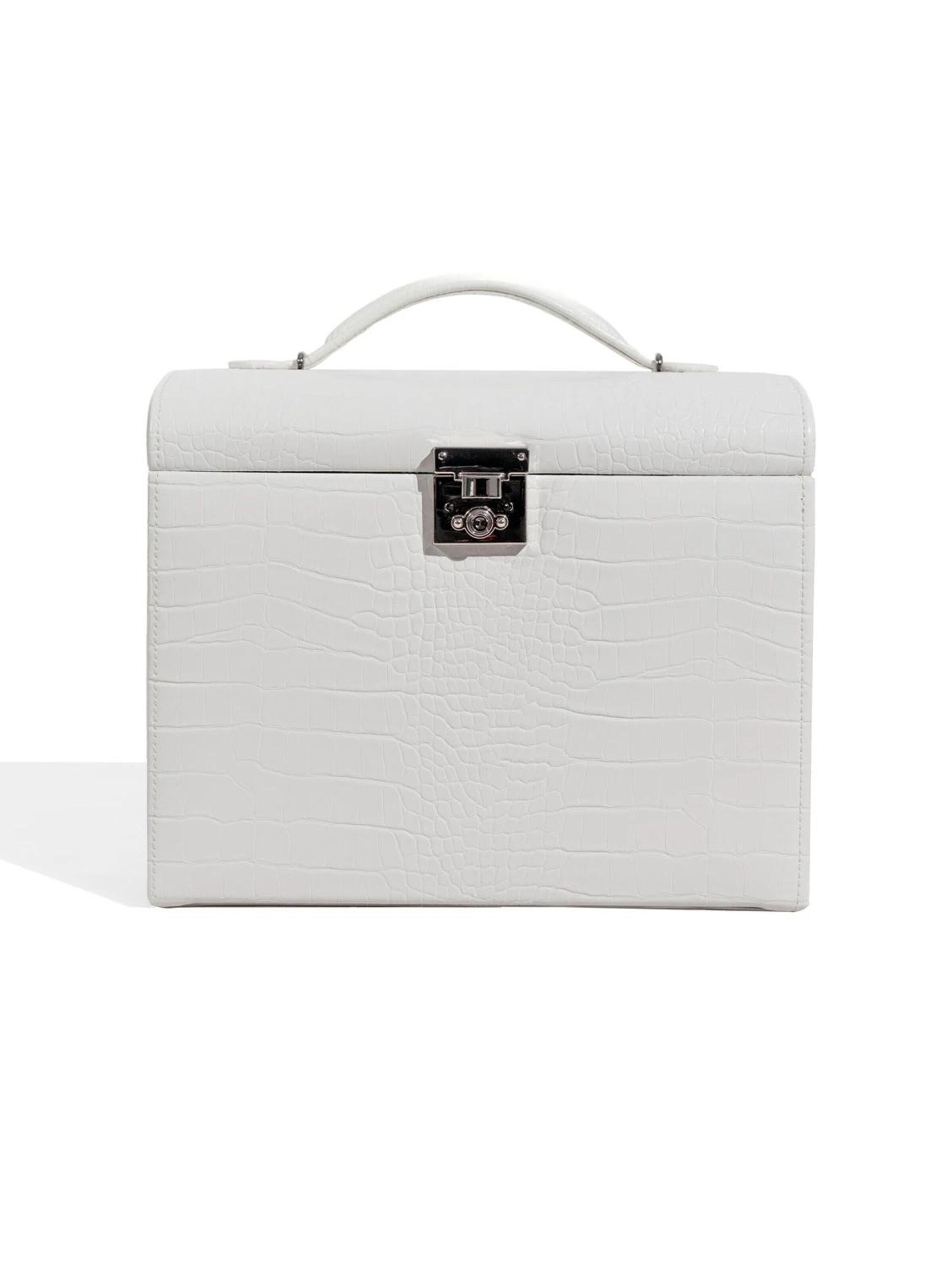 Friedrich23 Jewelry storage 'Caiman Schmuckkasten gross' in White: front