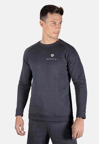 Sweat-shirt MOROTAI en gris : devant